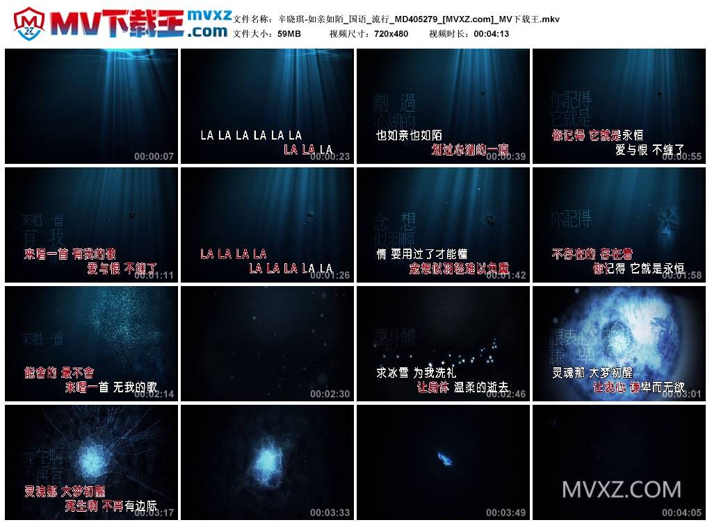 辛晓琪-如亲如陌_国语_流行_MD405279